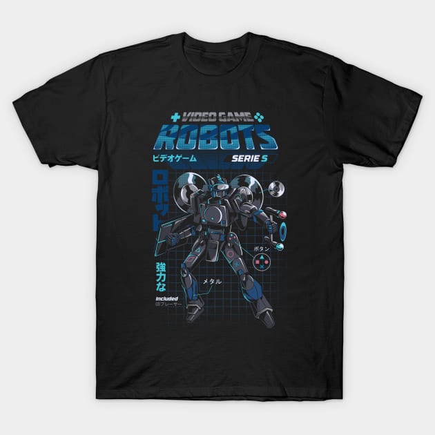 Video Game Robot - Model S T-Shirt by Ilustrata